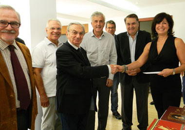 Donation of books to the Neapolis University in Cyprus from Mrs. Marina Vryonidou