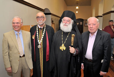 The Neapoli Univerity in Cyprus attended His Eminence, Pope and Patriarch of Alexandria and all of Africa recognition ceremony to an Honorary Doctorate Degree