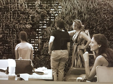 Workshop Capturing Landscapes Green Wall at the Neapolis University in Cyprus