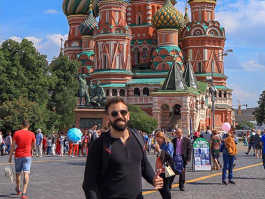 Α student of the Architecture Programme of Neapolis University in Cyprus, in Moscow with IAESTE Cyprus