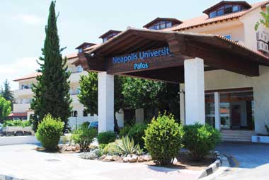 Neapolis University in Cyprus Front