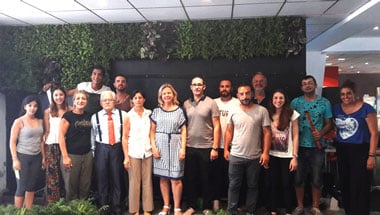 [:en]Vertical Green Garden created at Neapolis University in Cyrpus on Saturday 8th of July[:gr]Κατασκευή Κάθετου Πράσινου Τοίχου (Vertical Green Garden) το Σάββατο 8 Ιουλίου στο Νεάπολις