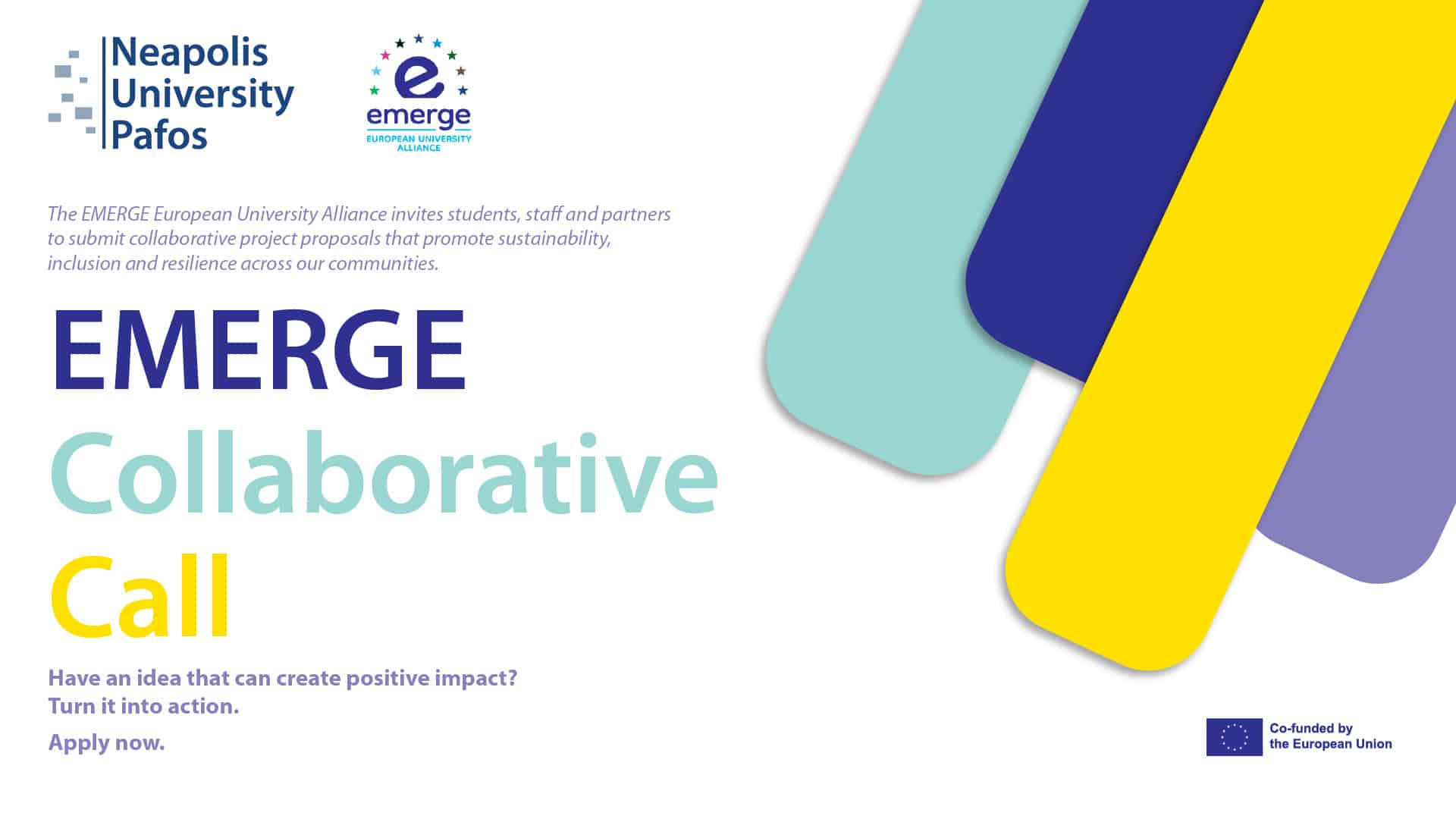 Emergr EMERGE Collaborative Call: Turning Ideas into Impact - Neapolis ...